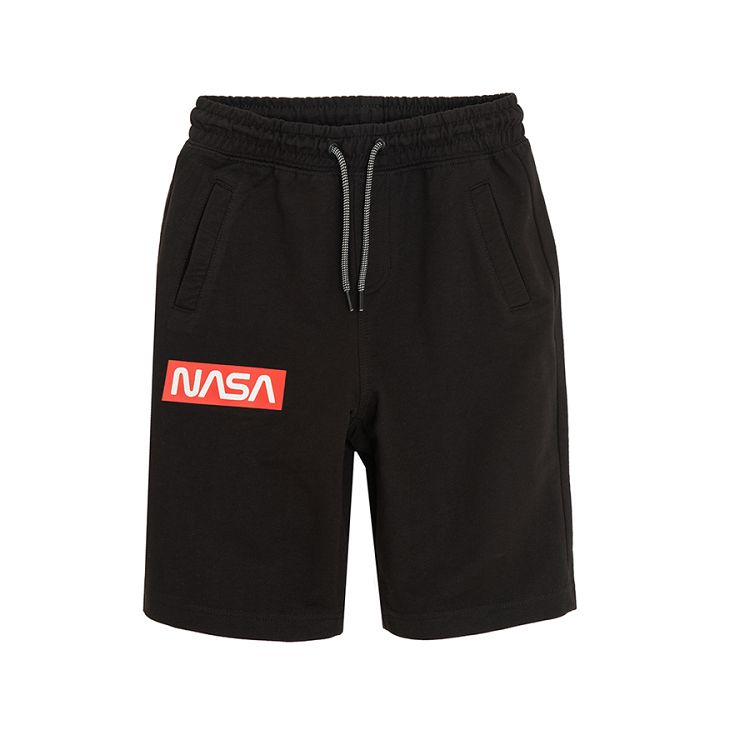 NASA black long shorts