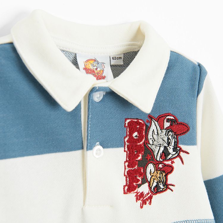 Tom and Jerry stripped sweatshirt