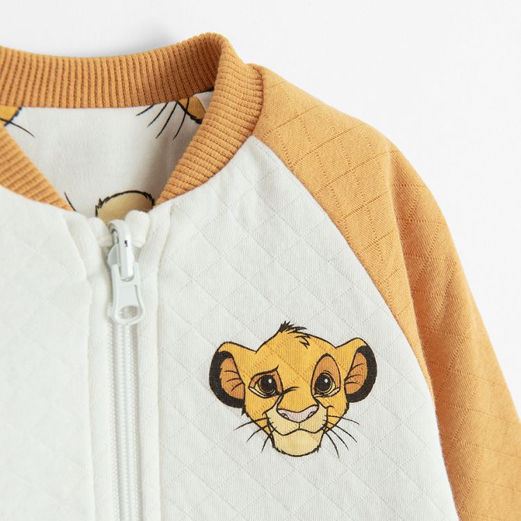 Lion King zip through sweatshirt