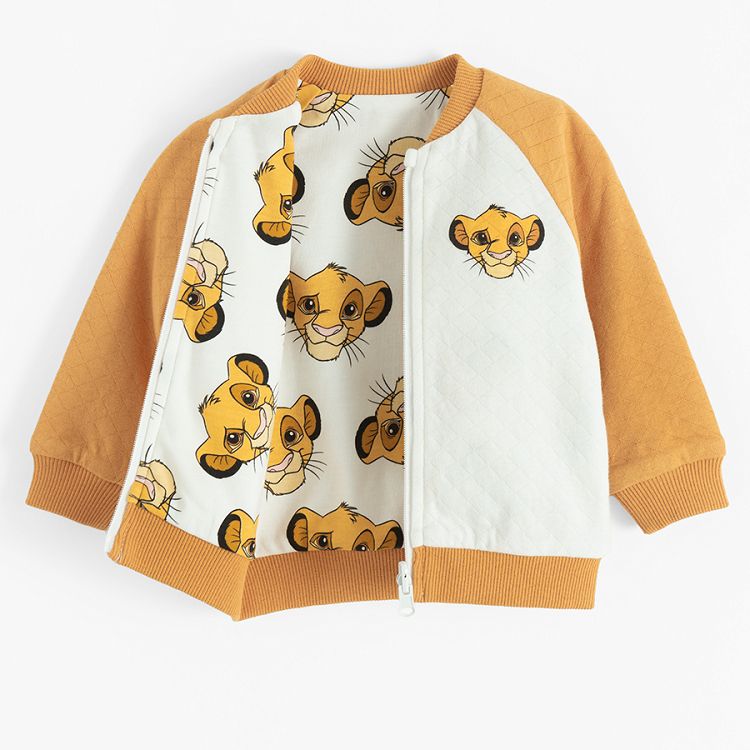 Lion King zip through sweatshirt