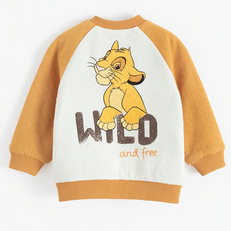 Lion King zip through sweatshirt