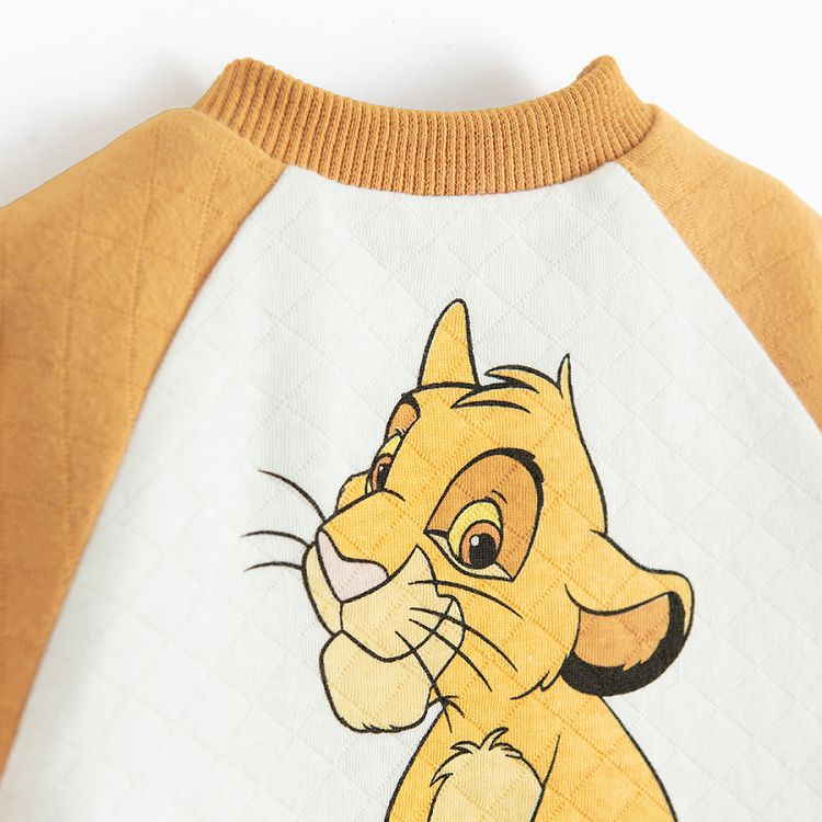 Lion King zip through sweatshirt