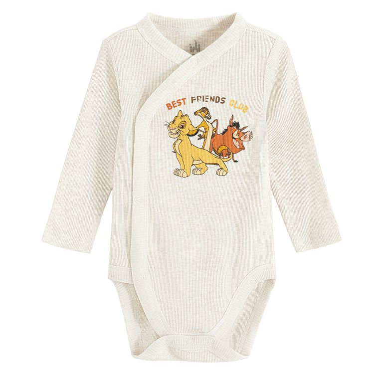 Lion King long sleeve wrap bodysuits- 2 pack