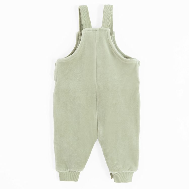 Lion King bodysuit and khaki dungaree set - 2 pieces