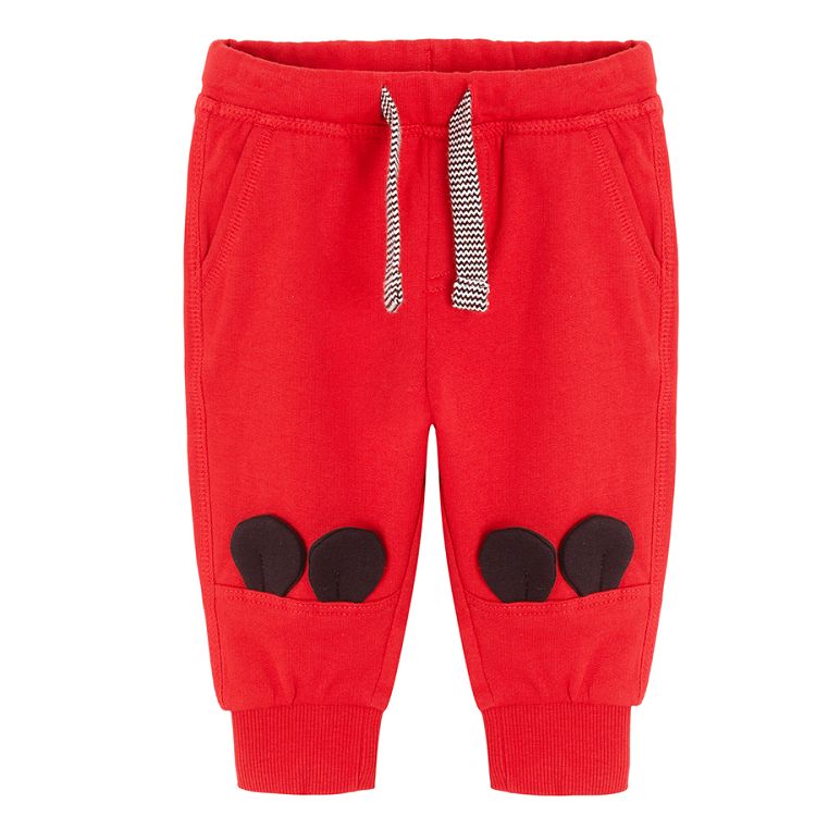 Mickey Mouse red joggins pants