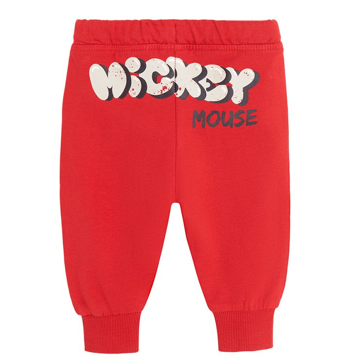 Mickey Mouse red joggins pants