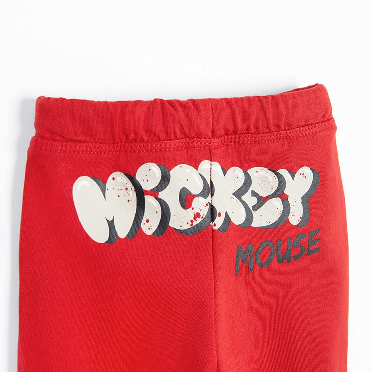 Mickey Mouse red joggins pants