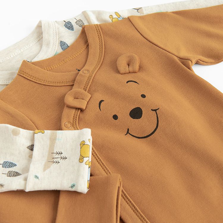 Winnie the Pooh wrap long sleeve bodysuits