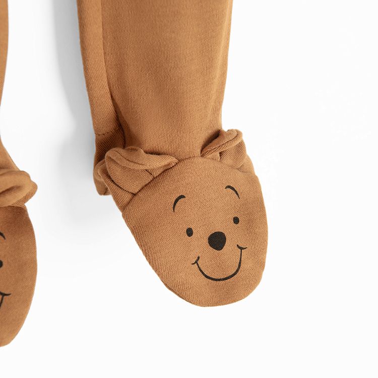 Winnie the Pooh footed leggings- 2 pack