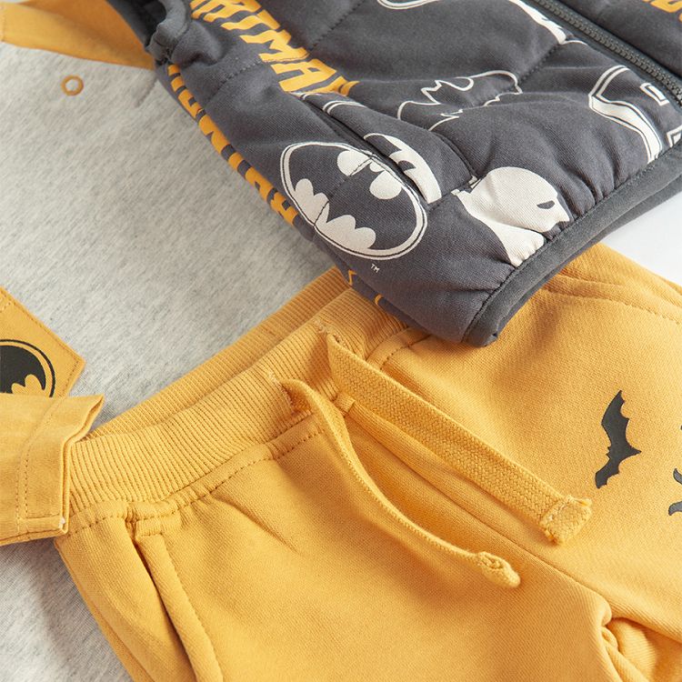 Batman 3 part set- vest, blouse and jogging pants