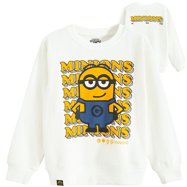 Minions white sweatshirt