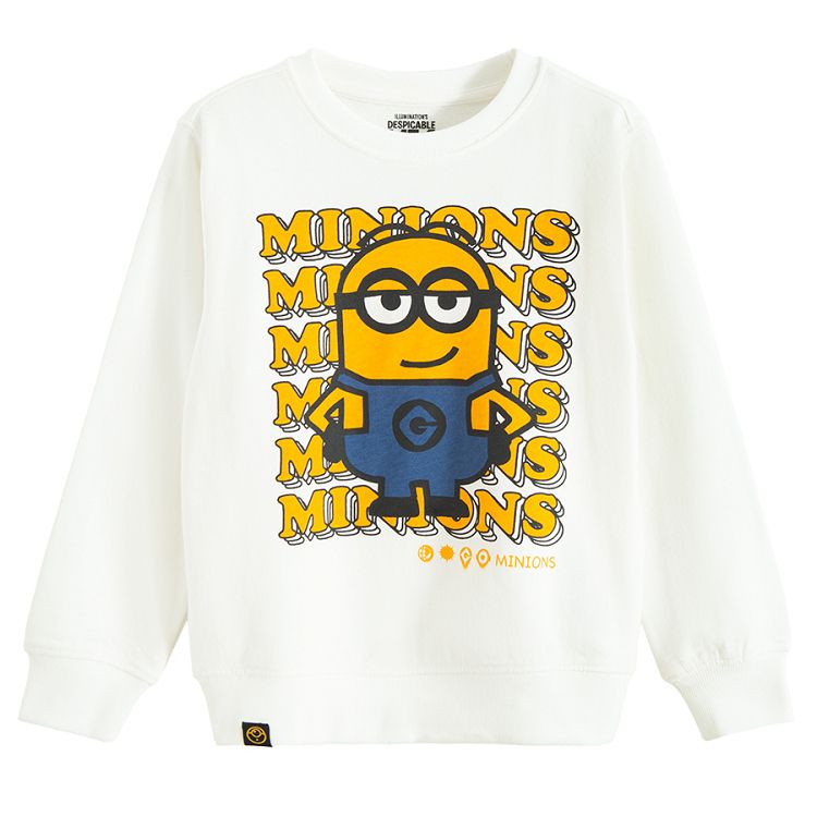 Minions white sweatshirt