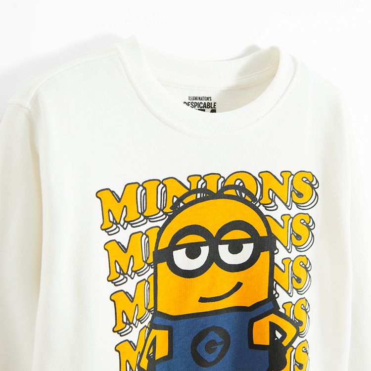 Minions white sweatshirt