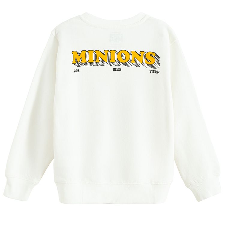 Minions white sweatshirt