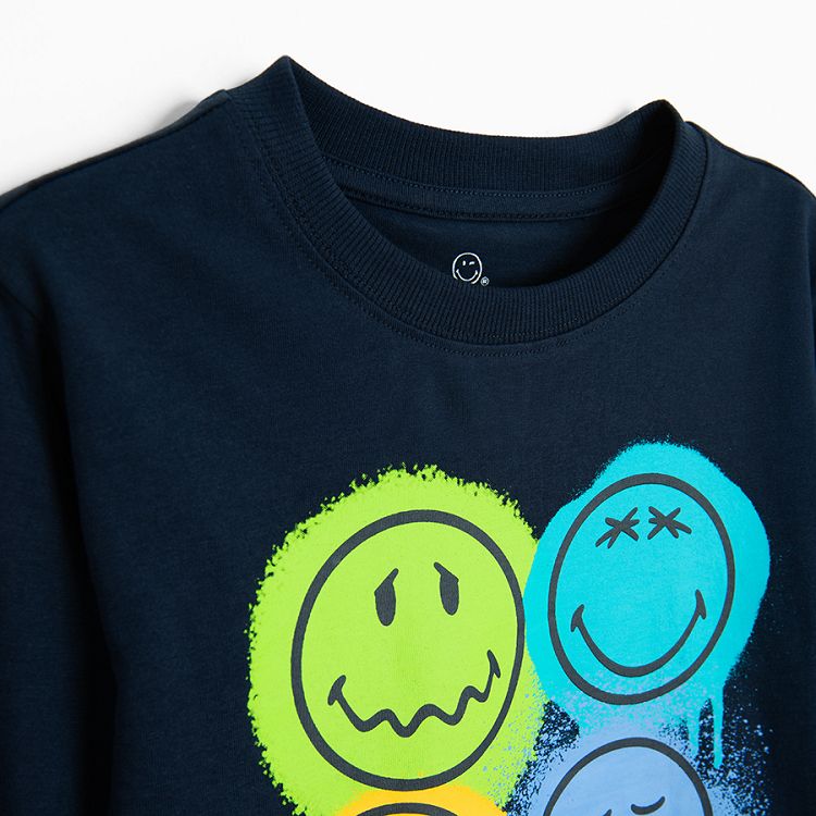 Smiley blue sweatshirt