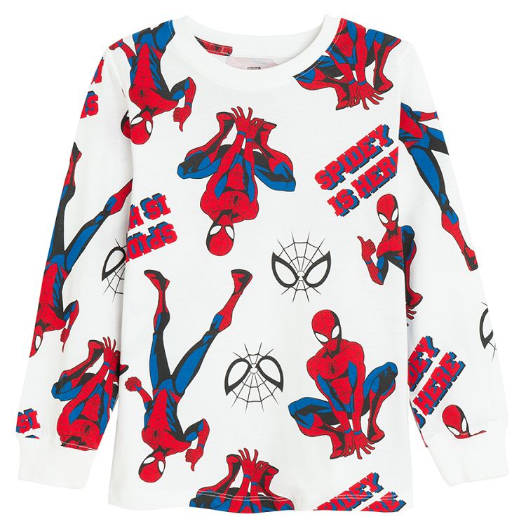 Spiderman white, red and black T-shirts- 3 pack