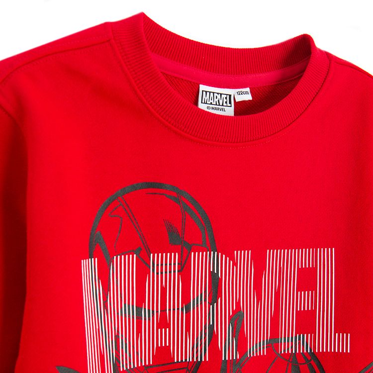 Marvel heroes red sweatshirt