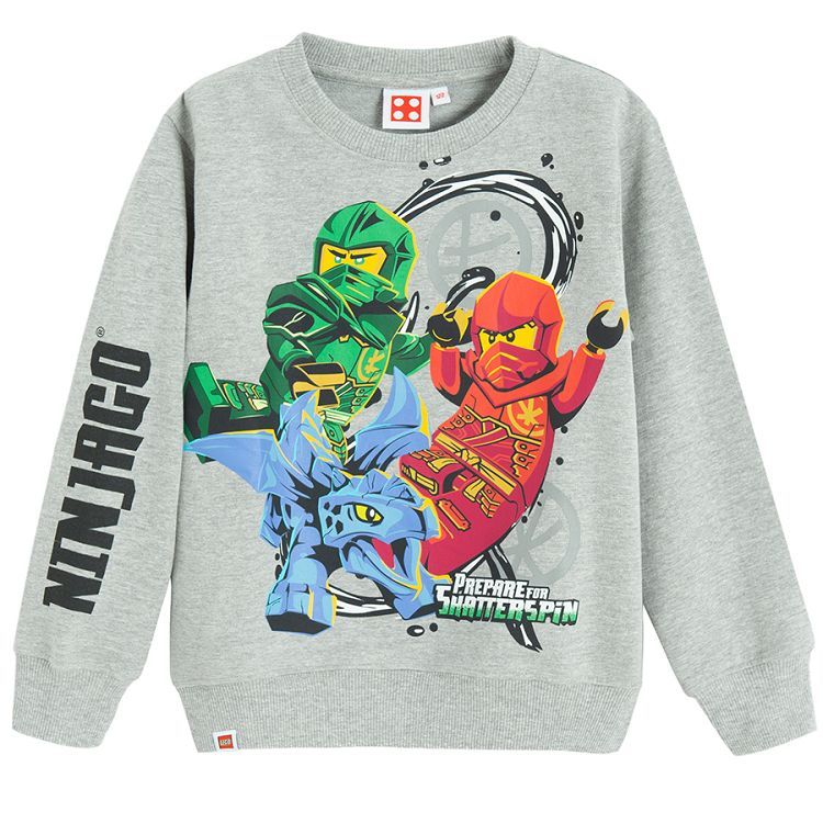 Ninjago light greysweatshirt