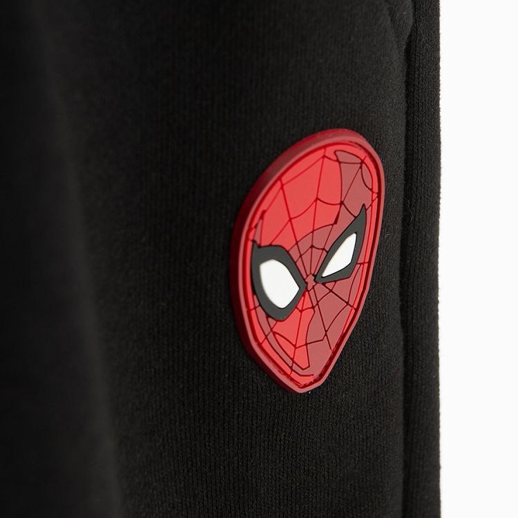 Spiderman red sweatshirt and black jogging pants set- 2 pieces