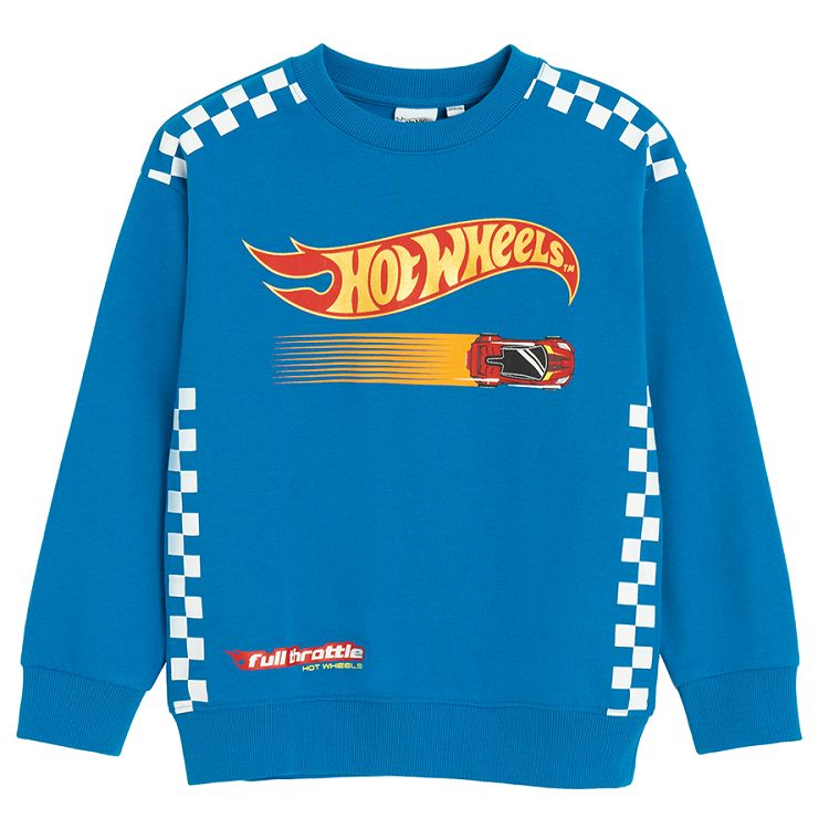 HotWheels blue sweatshirt