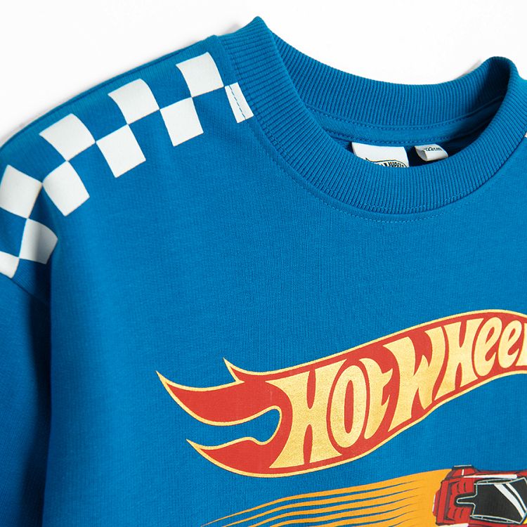 HotWheels blue sweatshirt