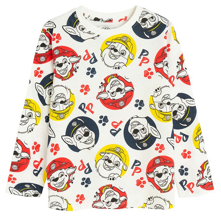 Paw patrol long sleeve blouses- 3 pack