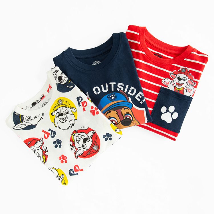 Paw patrol long sleeve blouses- 3 pack