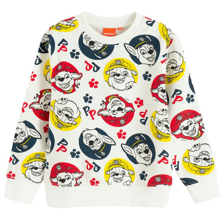 Paw Patrol white sweatshirt