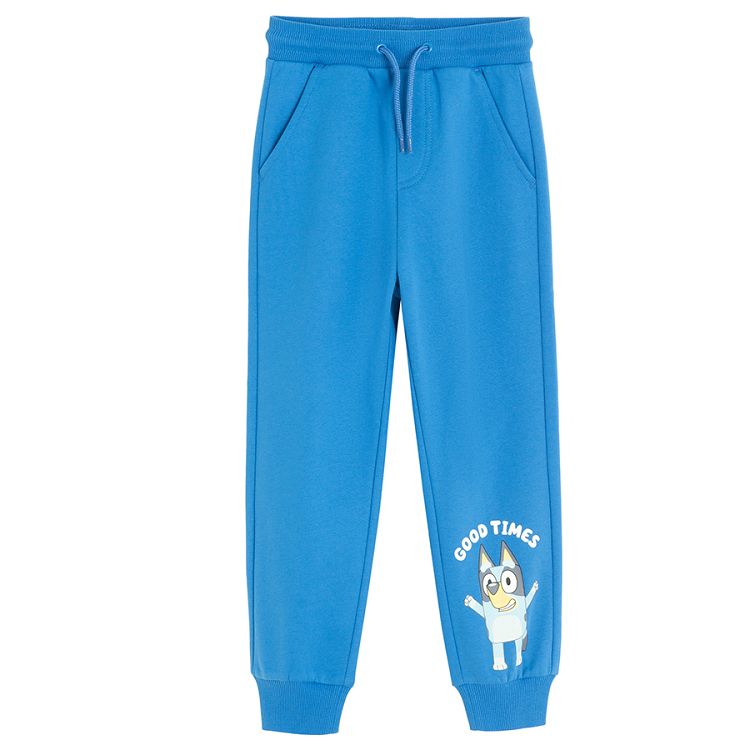 Bleuy blue jogging pants