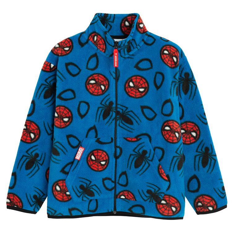 Spiderman zip through sweatshirt