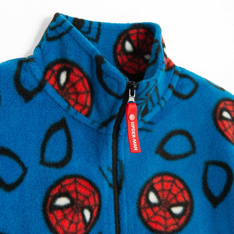 Spiderman zip through sweatshirt