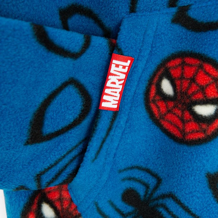 Spiderman zip through sweatshirt