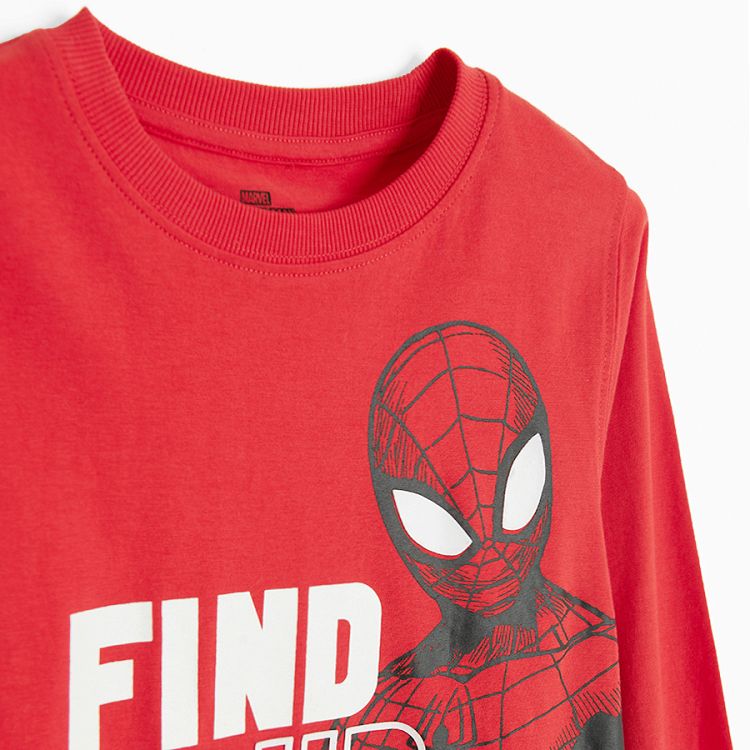 Spiderman red and black blouses- 2 pack