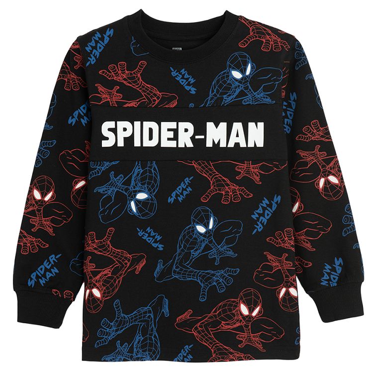 Spiderman red and black blouses- 2 pack