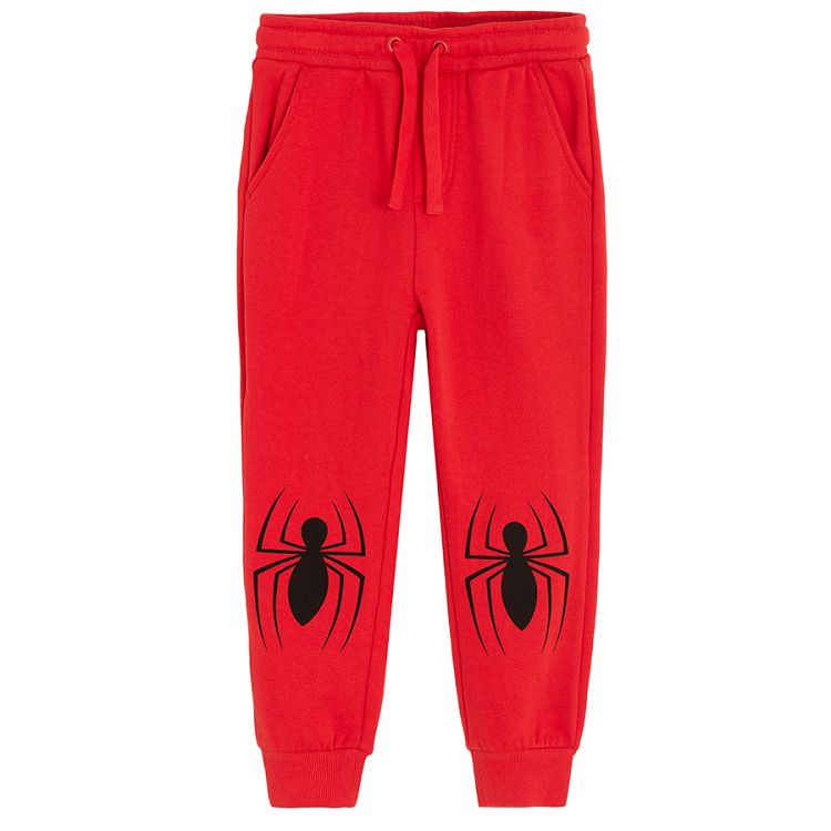 Spiderman red and black jogging pants- 2 pack