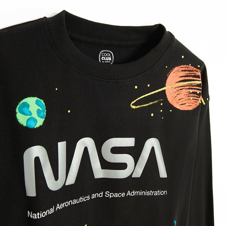 NASA black blouse