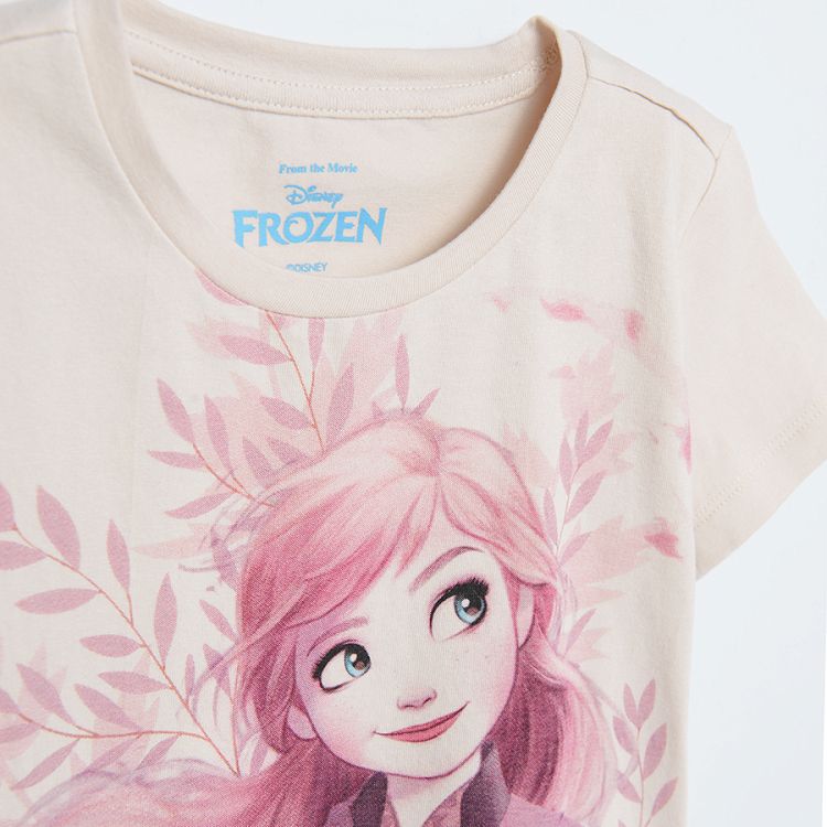 Frozen 2 beige short sleeve blouse