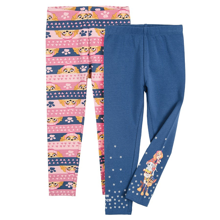 Paw Patrol leggings 2-pack