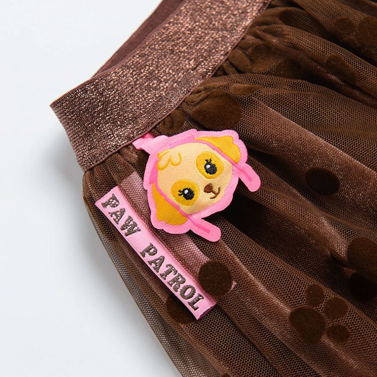 Brown paws skirt