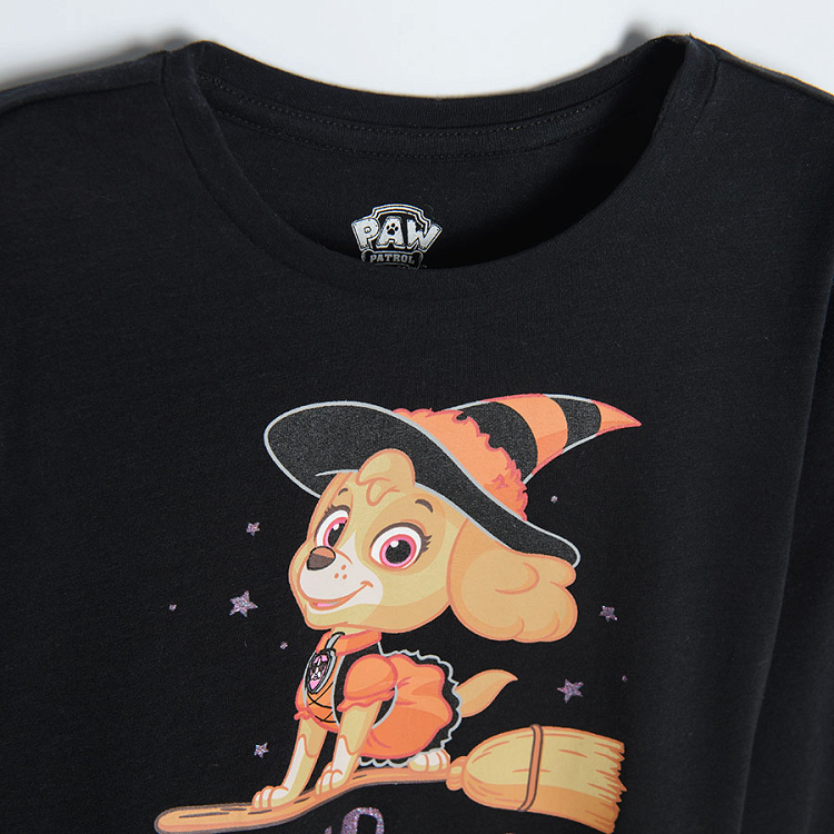 Paw Patrol black Halloween long sleeve blouse