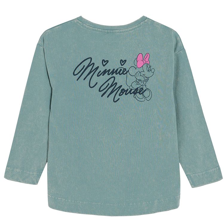 Minnie Mouse long sleeve blouse with 'Cherish the moment' print