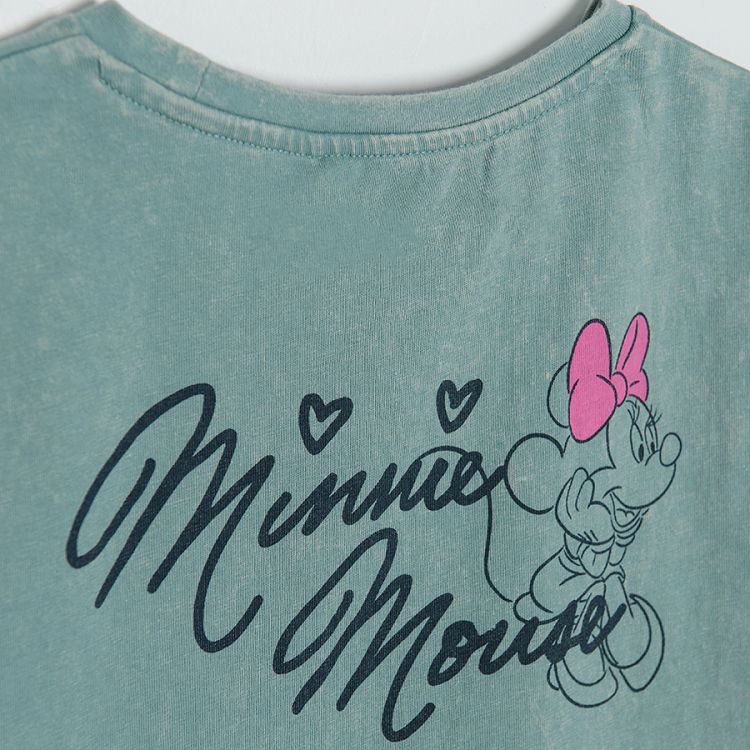 Minnie Mouse long sleeve blouse with 'Cherish the moment' print