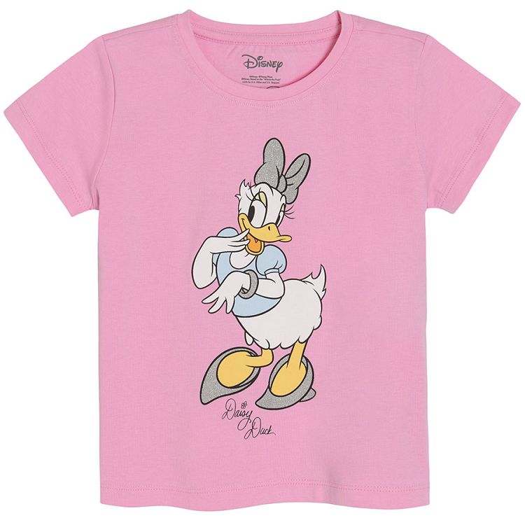 Daisy Duck pink and light blue short sleeve T-shirts- 2pack