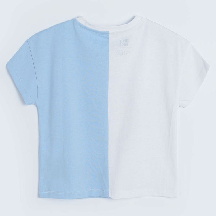 Smiley white short sleeve T-shirt