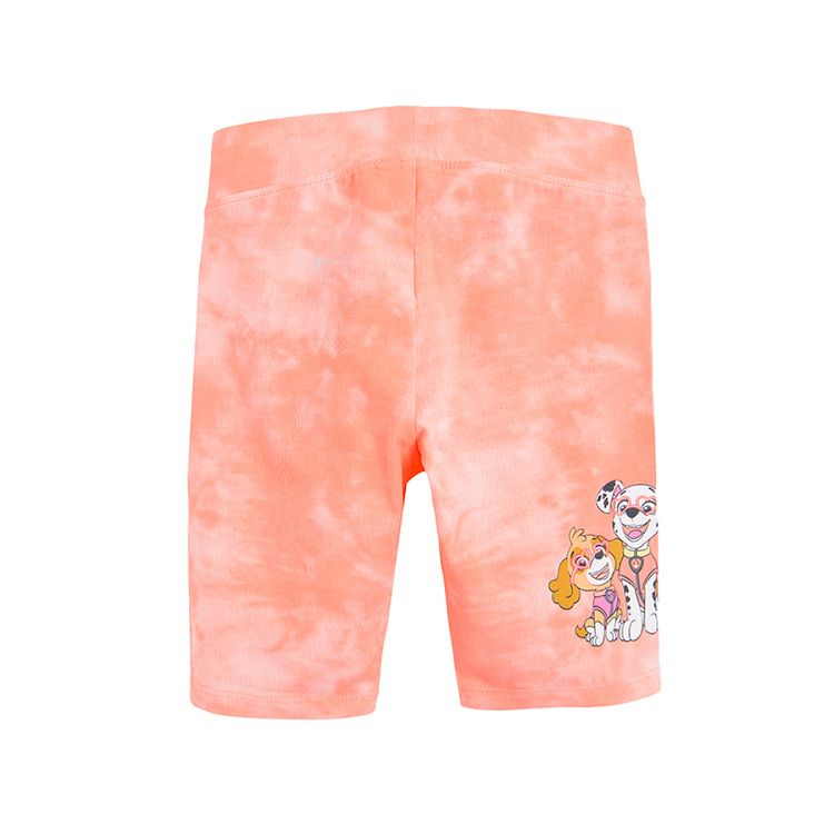 Paw Patrol fluo coral short leggings