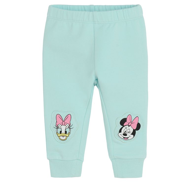 Minnie Mouse and Daisy Duck light blue jeggings