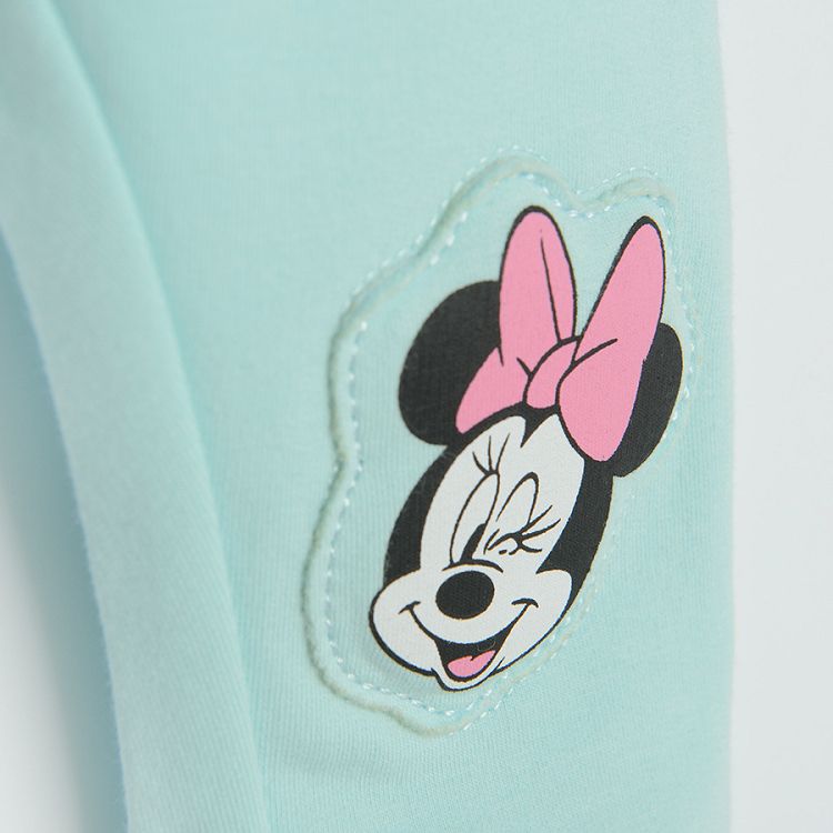 Minnie Mouse and Daisy Duck light blue jeggings