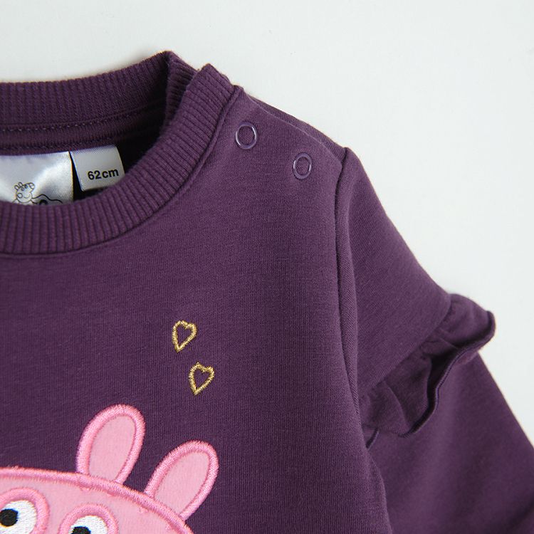 Peppa Pig purple sweatshirt