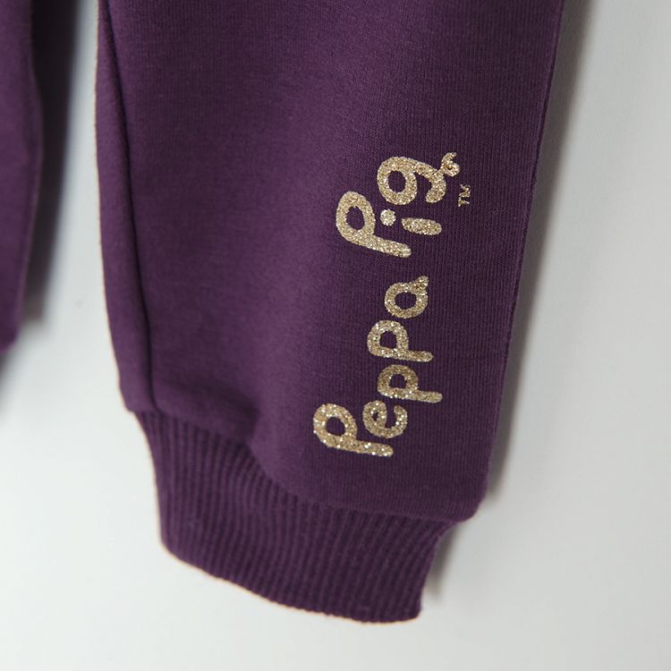 Peppa Pig purple sweatpants