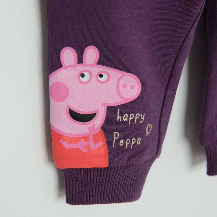 Peppa Pig purple sweatpants